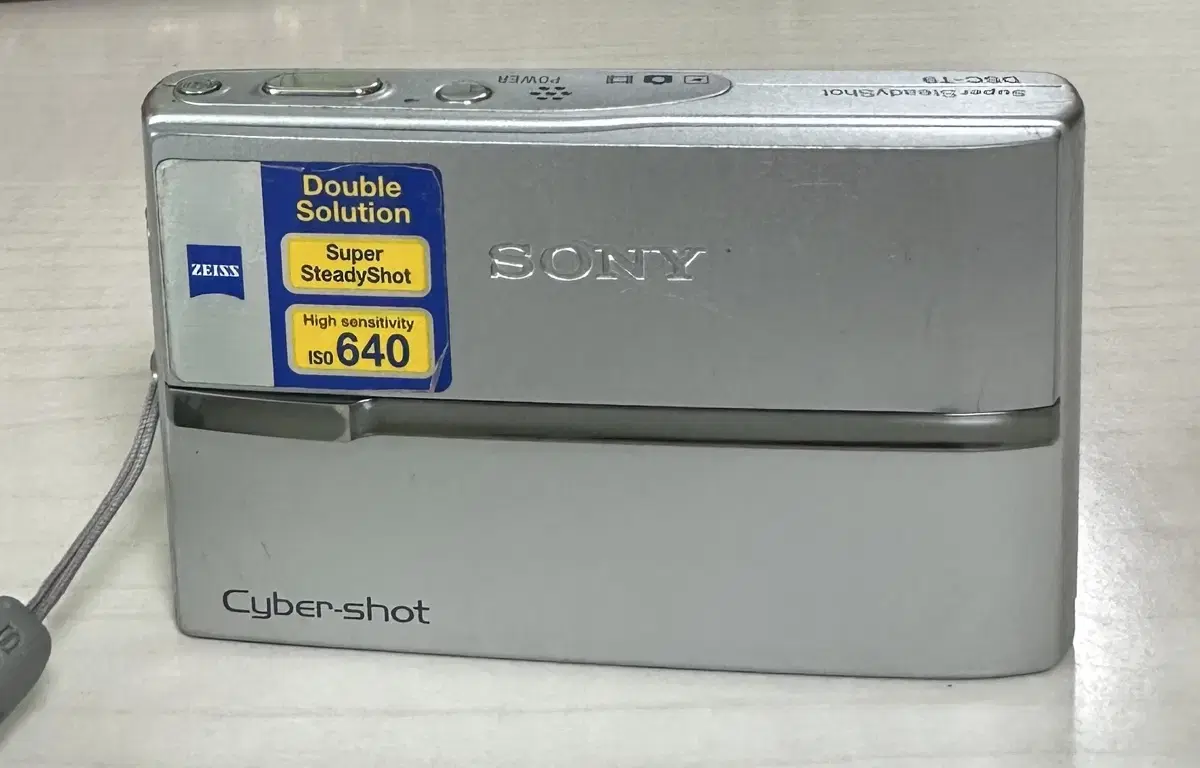 中古】SONY Cyber-Shotサイバーショット DSC-T9 シルバー ソニー